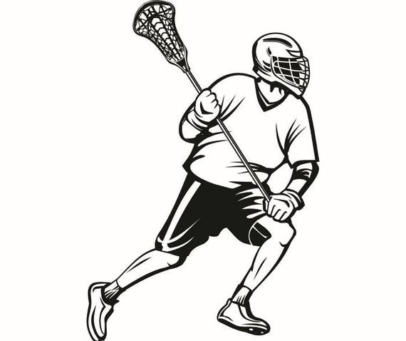 Sketch Of Lacrosse Player Coloring Coloring Pages