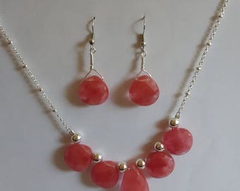 large rose quartz jewelry