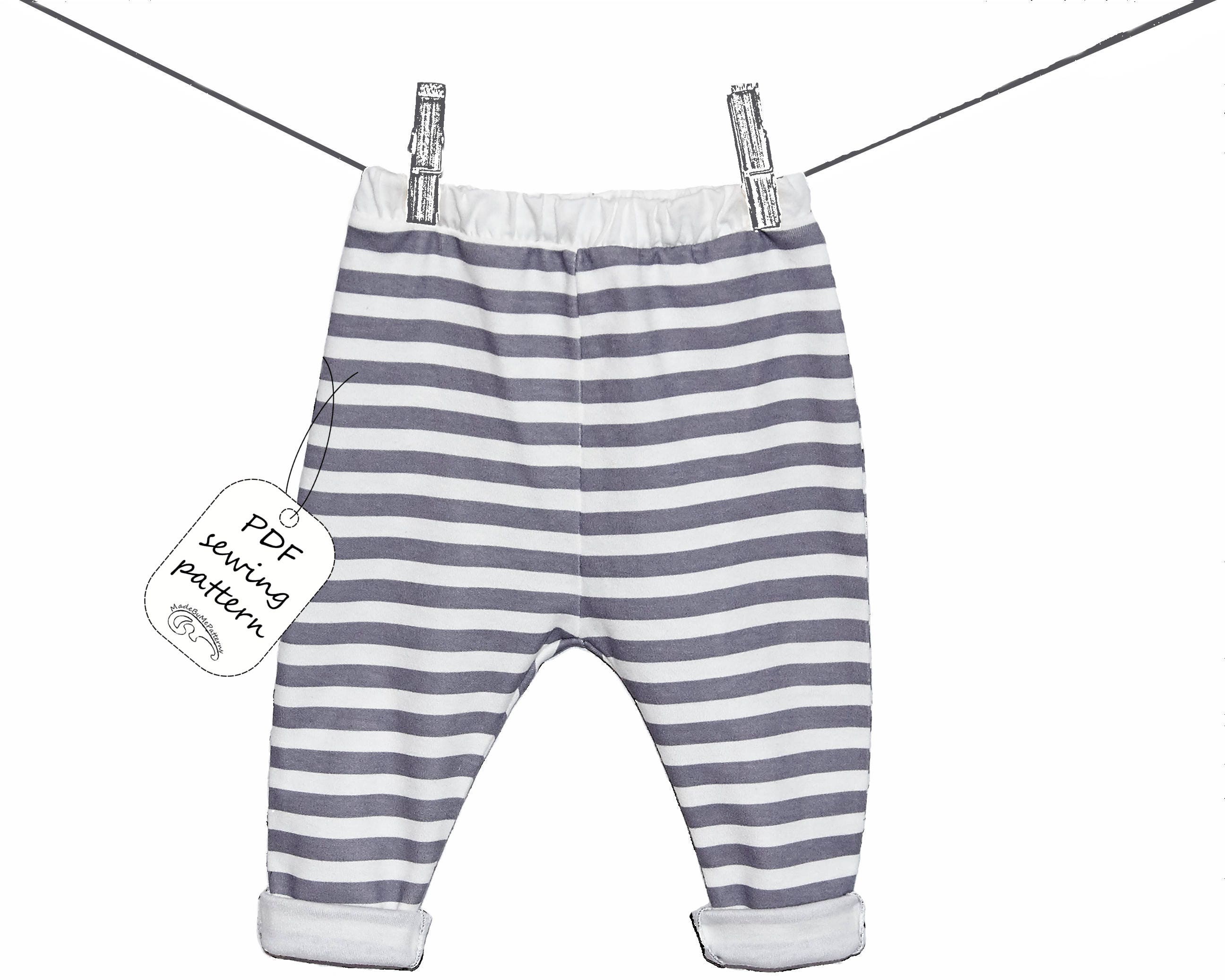 Baby pants pattern PDF download baby sewing patterns and