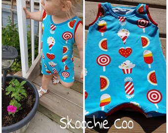 Ice Cream Treats Summer Romper