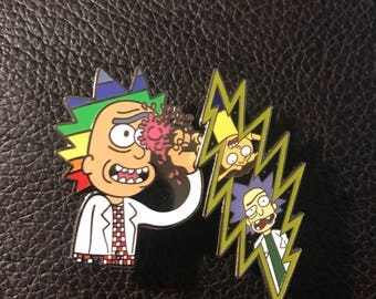 Combo 2 Rick and Morty Grateful Dead pins