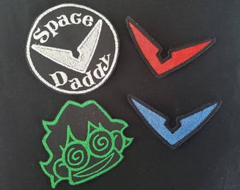 Voltron Space defenders inspired patches Pidge Shiro Symbols