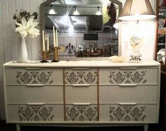 Customized Mid Century Dresser 1960's