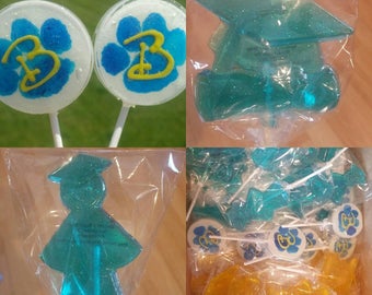 Custom Logo Lollipops and Color Graduation Lollipops