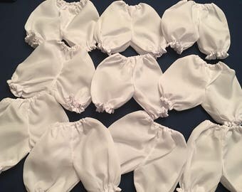 10 Pieces! Fits 18" American Girl Doll Clothes Lot White Underwear Panties Bloomers Historical Undergarment
