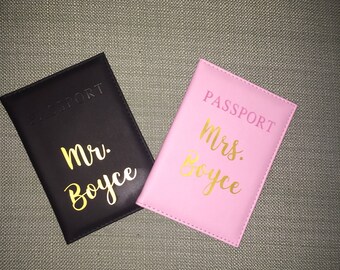 Personalized passport covers