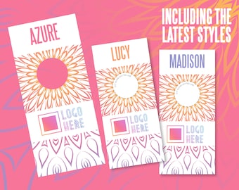 Style Rack Dividers, Mandala design, Home Office Approved Colors and Fonts, Printable PDF Files, Instant Download