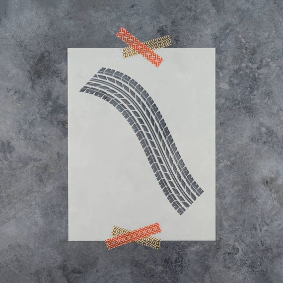 tire-tracks-stencil-reusable-diy-craft-stencils-of-a-tire