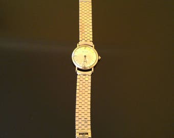 Vintage 10k Rolled Gold Plated Bulova Men's Wrist Watch