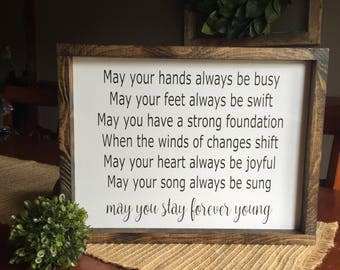 Bob Dylan Forever Young Lyrics Print Bob Dylan Forever Young Lyrics Print