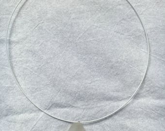 Clear Sea Glass necklace