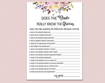 Newlywed game | Etsy