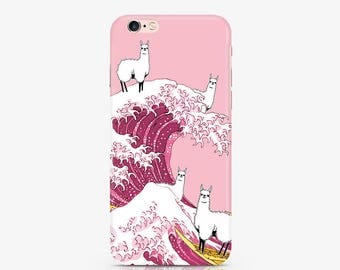 Animals Case iPhone 7 Plus Case iPhone 7 Case iPhone 5S iPhone 5c Case Funny Llama Case Samsung Galaxy S8 Case iPhone 6S Plus Case ACF_007