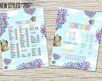 Price List and Size Chart - Home Office Approved Colors and Fonts - 18x24 inches and 8,5x11 inches -Mandala Design