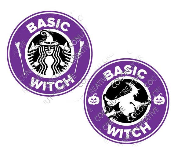 Download Basic Witch SVG Starbucks Logo Halloween svg dxf eps jpeg