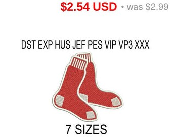 TODAY SALE 15% Boston Red Sox embroidery design logo / embroidery designs / INSTANT download machine embroidery pattern