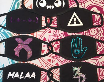 Custom EDM/Rave Mask (surgical style)