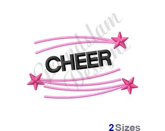 Cheer embroidery | Etsy