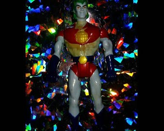 RARE Vintage 90s Color Changing Captain Planet Action Figure by Tiger Toys marked down