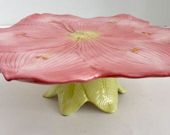 Vintage Lily by Nanette Vacher for Ambiance Collections Lilly Cake Plate