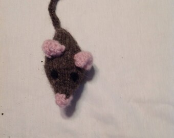 Handknitted CatNip Mouse