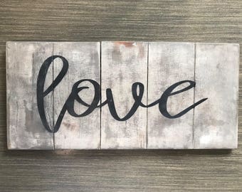 Love sign | Etsy