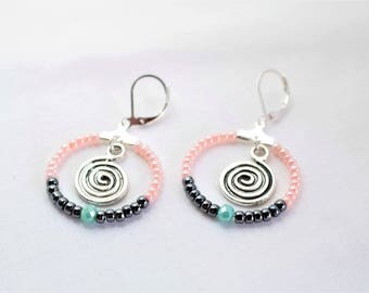Clearance * earrings hoop earrings - silver Metal