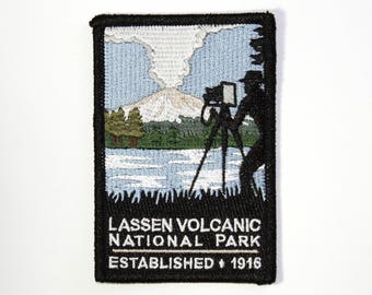 Official Lassen Volcanic National Park Souvenir Patch Centennial California Iron-on FREE SHIPPING Scrapbooking