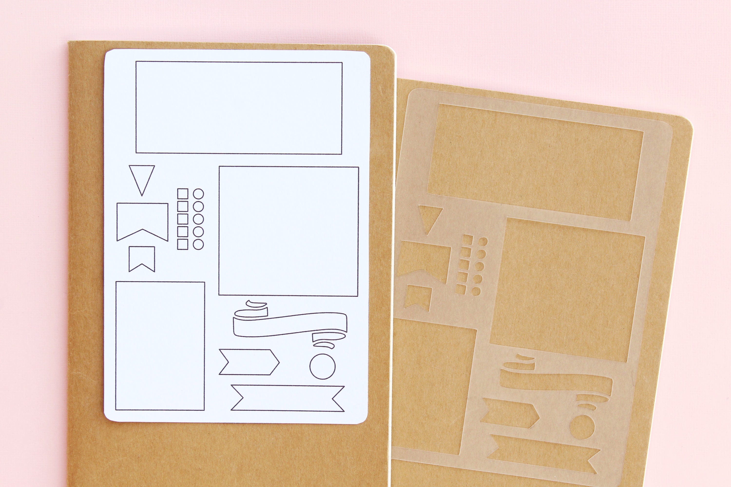 Planner Stencil Bullet journal stencil Planner template