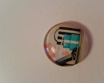 "Bright" embellishment glass cameos cabochons