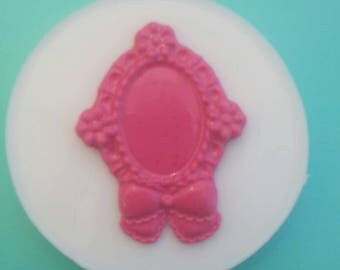 Flower cameo resin mold