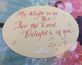 Custom calligraphy