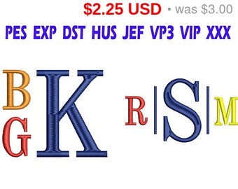 Sale 25% Boys Stacked Monogram Embroidery/ Boys Stacked Monogram font embroidery design/ INSTANT download
