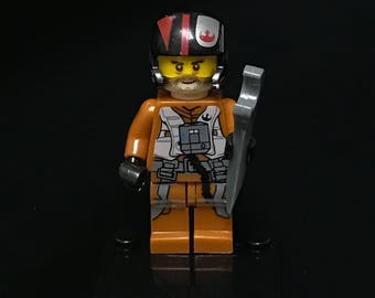 Poe Dameron Star Wars Minifigure Custom Minifigures