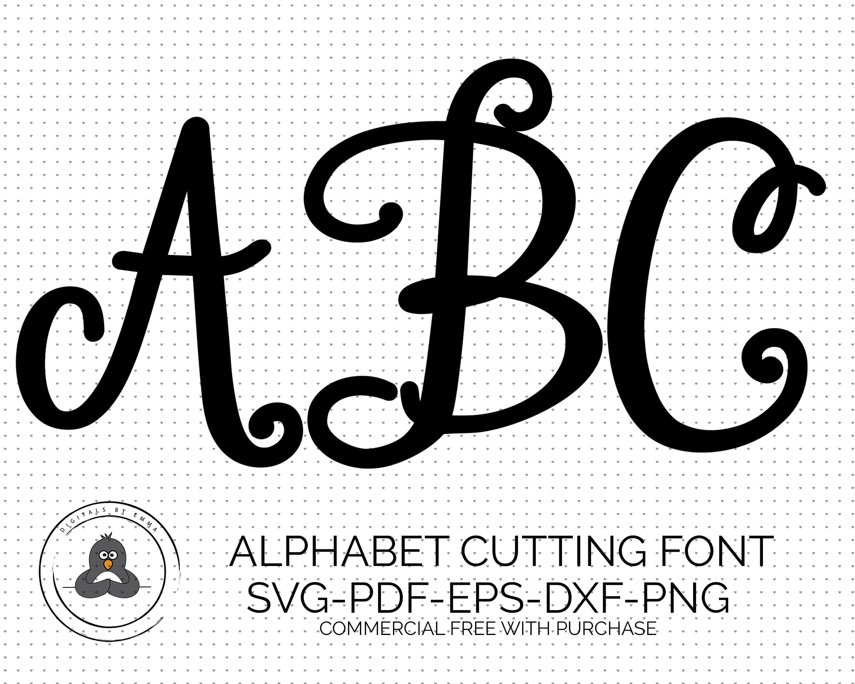 Monogram Svg Letters 239 File Svg Png Dxf Eps Free