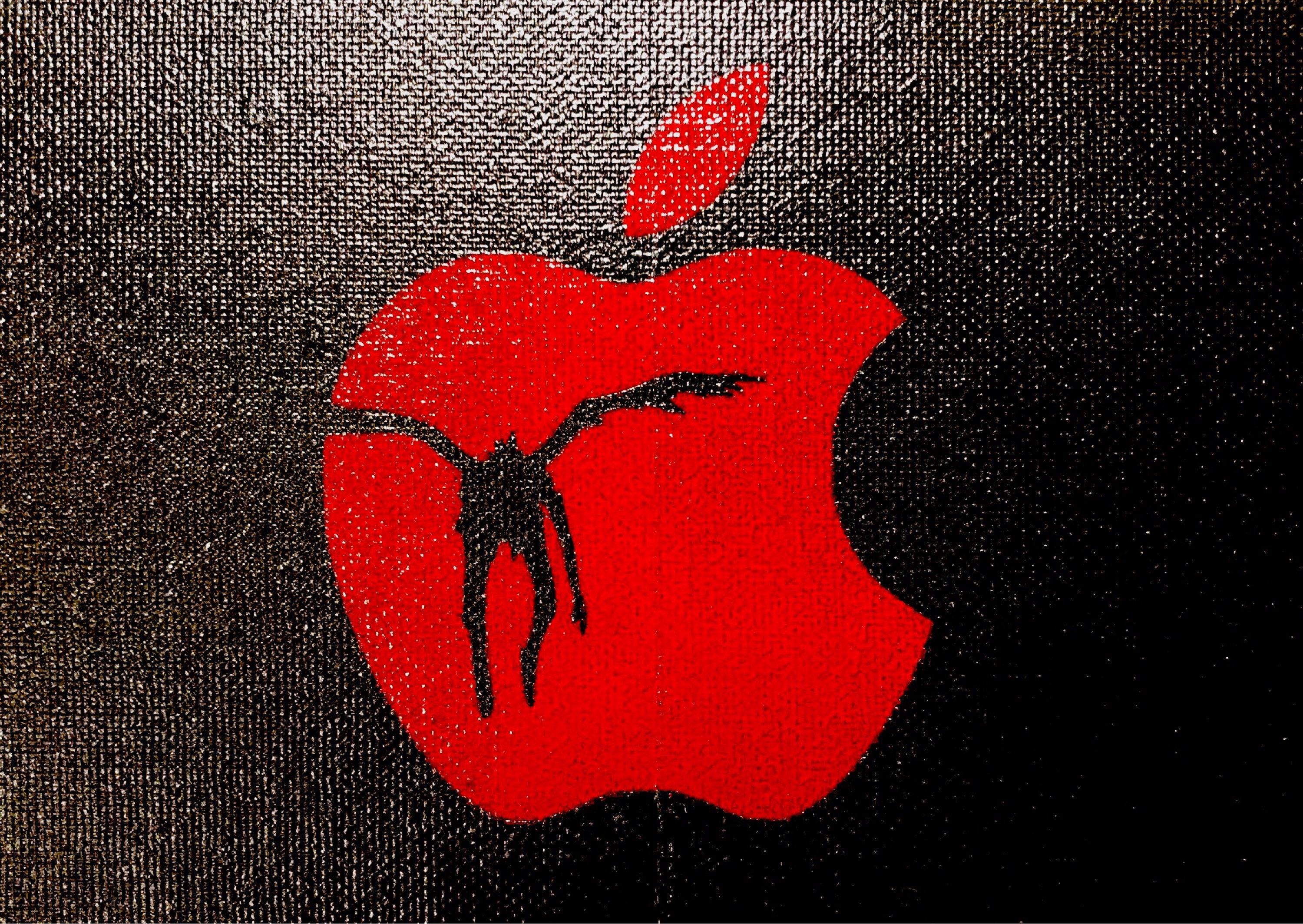 Ryuk Apple Anime Art Death Note Painting On