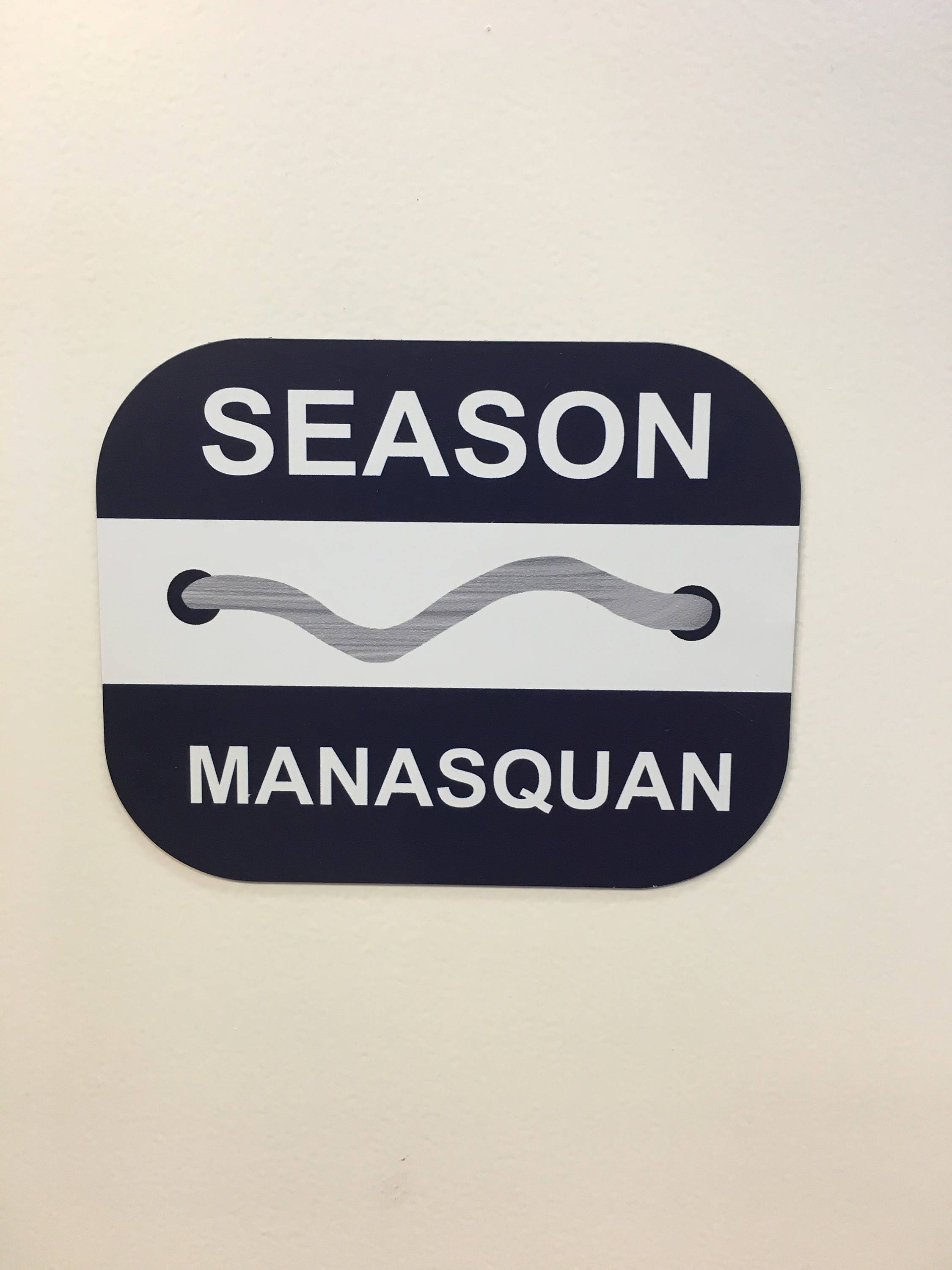 Manasquan Beach Badge Car