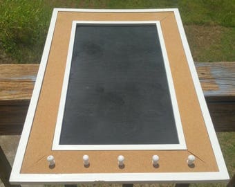 Corkboard chalkboard