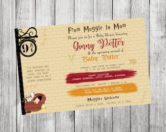 Harry Potter Baby Shower Invitation