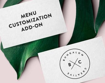 Restaurant Menu Customization Add-On