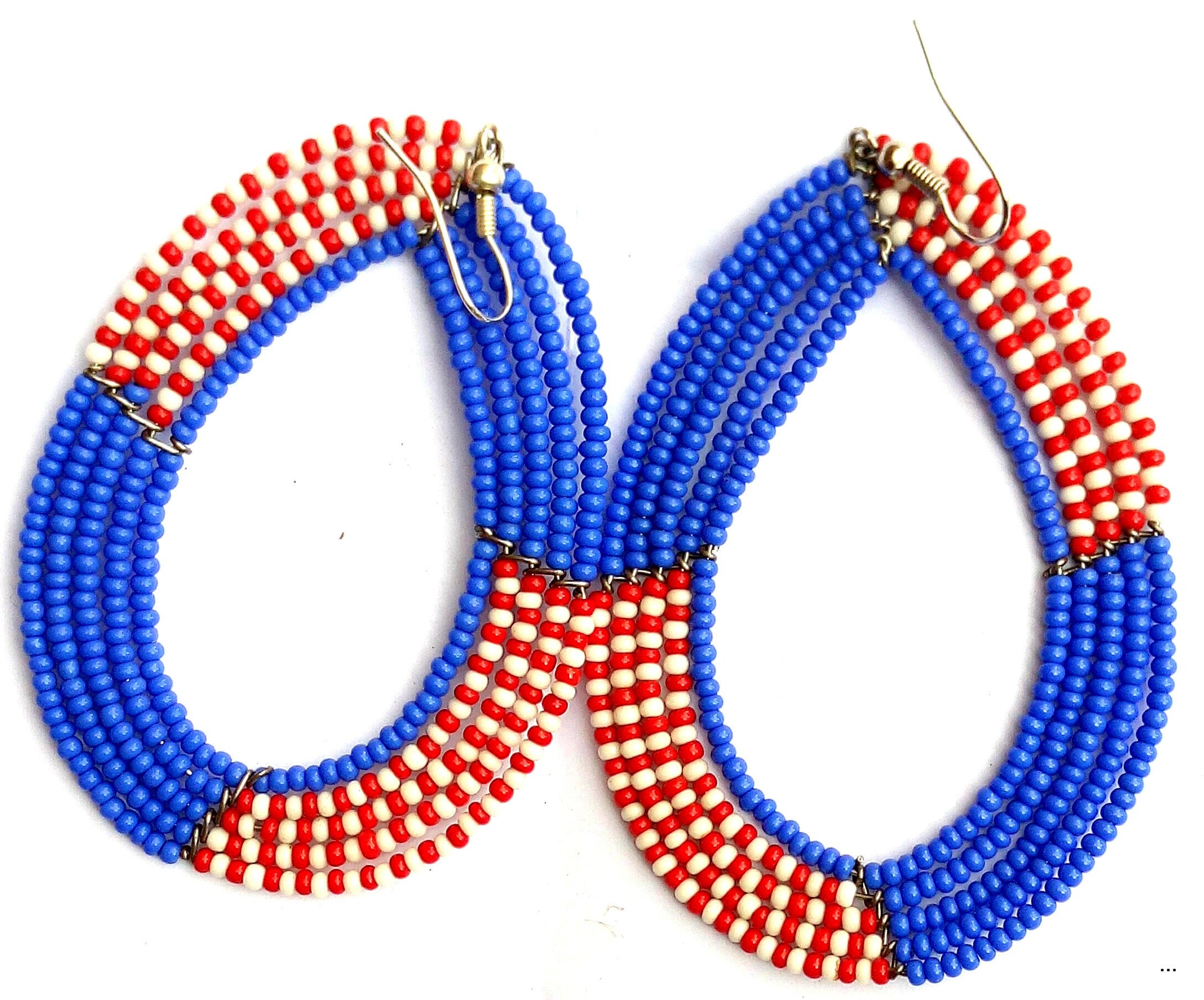 African Earrings Beaded African Earrings Cute African