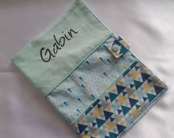 Customizable health triangles and geometric pattern cover style Scandinavian st