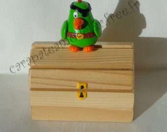 Pirate chest Parrot dragees for baptism