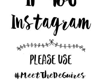 Instagram poster | Etsy