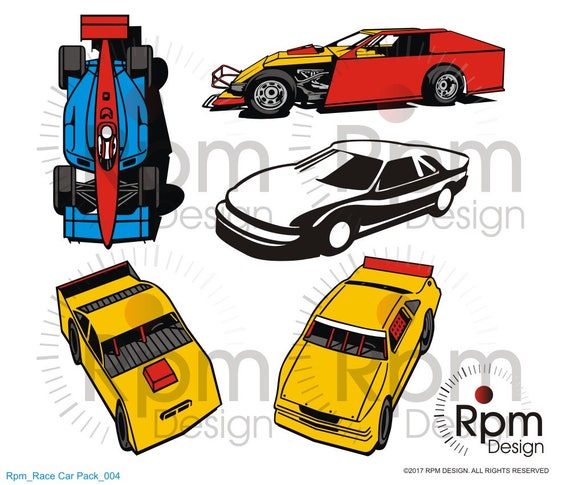 Download Racecar SVG Racing SVG Late Model Indycar Stock car dxf