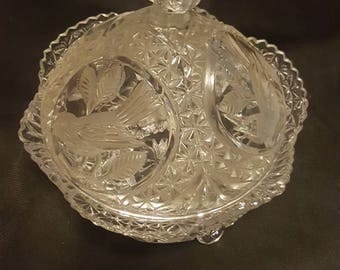Crystal glass bird design