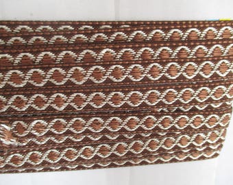 upholstery tacks Brown and cream braid trim 15mm