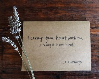 I carry your heart card