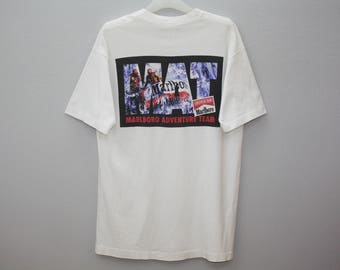 white marlboro t shirt