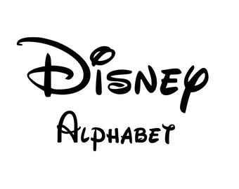 Disney Font SVG, Disney Alphabet, Disney Svg, Disney Cut Files, Svg Fonts, Studio Files, Disney Font Cut Files, Vector Cut Files, Silhouette